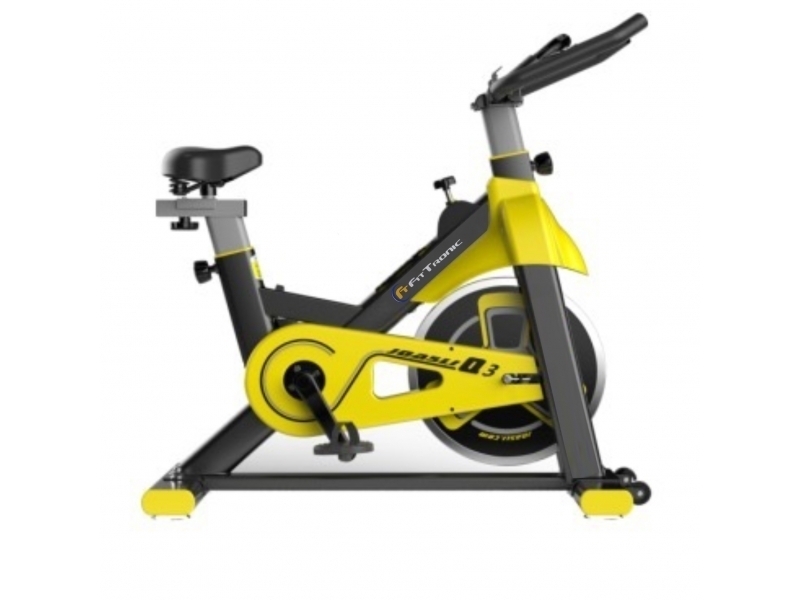 Bicicleta indoor cycling FitTronic SB5000, Fitshow app Resigilat B282