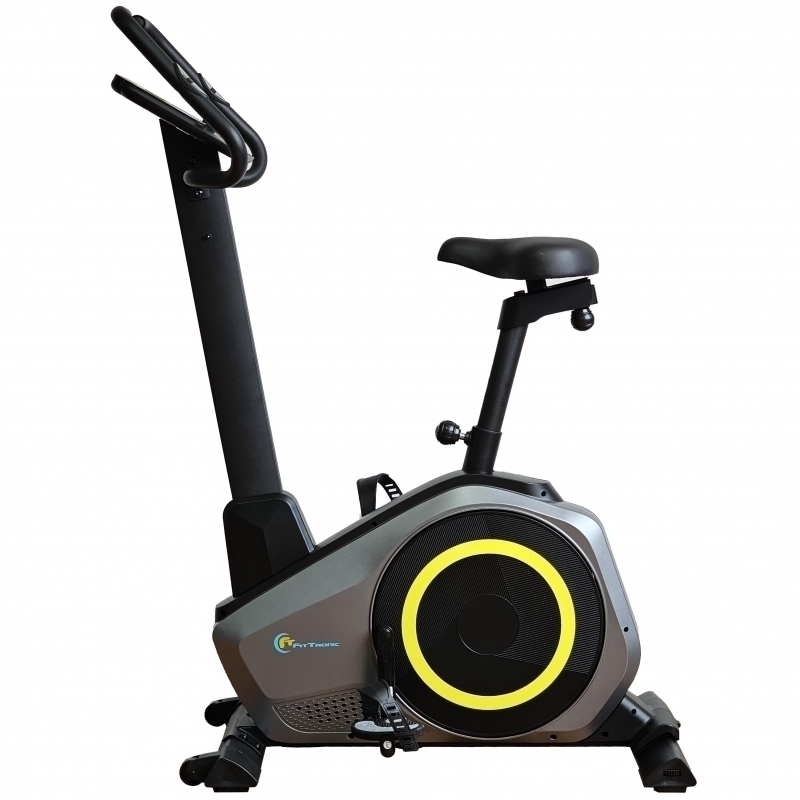 Bicicleta magnetica FitTronic 609B, Apps Zwift, Kinomap, Fitshow, 12 kg volanta, 120 kg greutate suportata