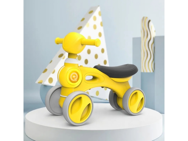 Minibicicleta pentru copii AliBibi cu 4 roti, fara pedale
