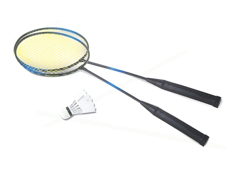 Set sport multifunctional 5 in 1 Alibibi ce contine cos minge baschet, rachete badminton, fileu